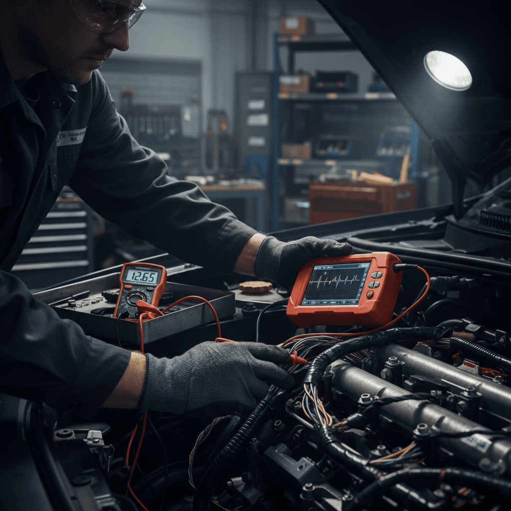 Pool equipment repair in a workshop setting